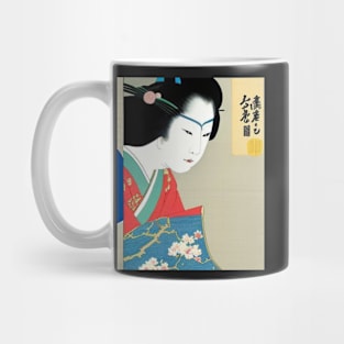 the masters of Japanese Ukiyo-e painting, and mix drawing, painting and digital Mug
